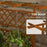 Wooden Trellis Planter Box, Raised Garden Bed to Grow Vegetables, Herbs and Flowers, Orange