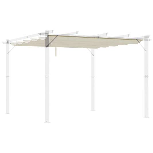 Pergola Shade Cover Replacement Canopy for 3 x 3(m) Pergola, Cream