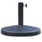 13kg Resin Umbrella Stand Holder, Garden Parasol Base for 38mm or 48mm Outdoor Umbrella Poles, Bronze Tone