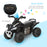 No Power Quad Toddler Ride on Car Foot-to-Floor Sliding Black