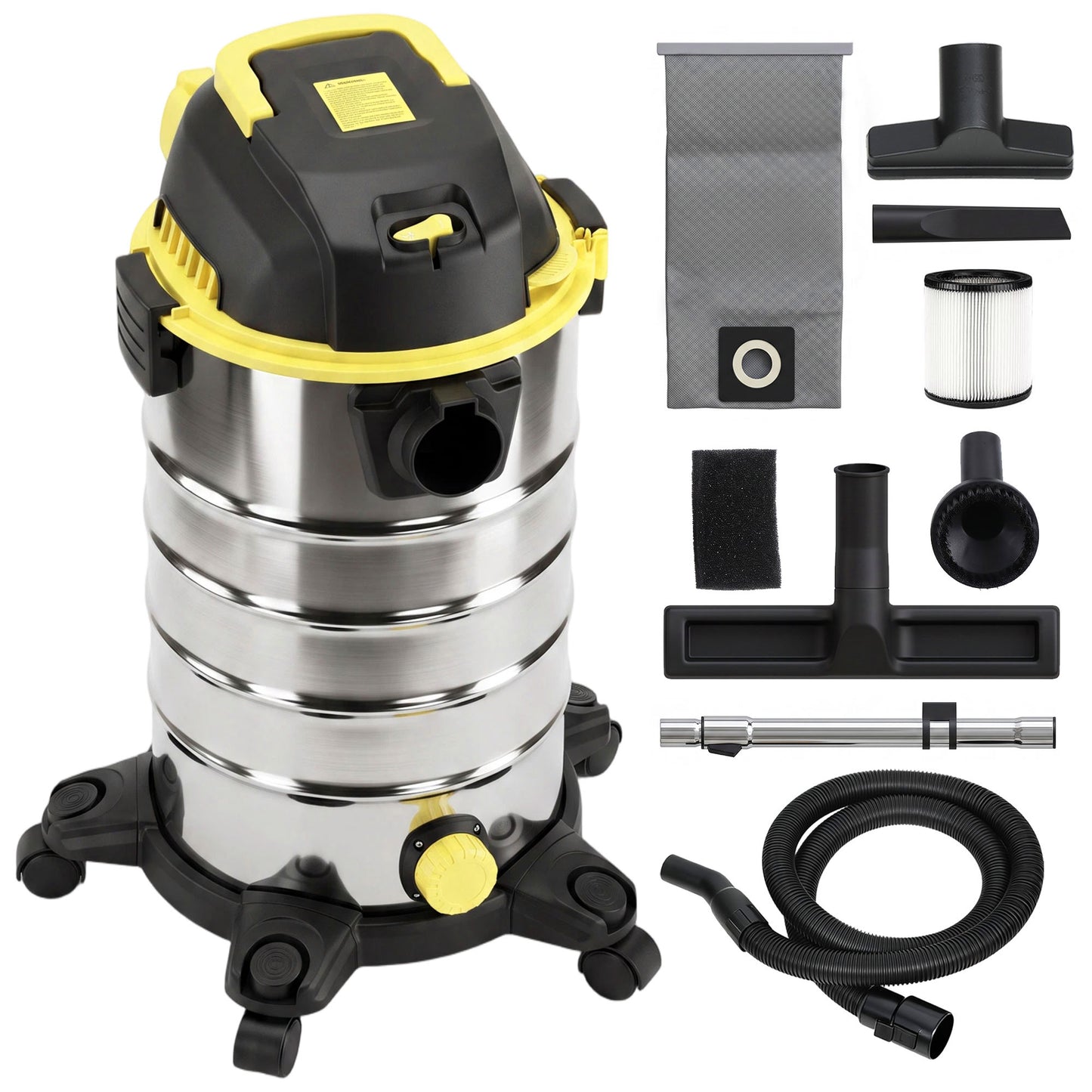 1400W Vacuum Cleaner with Blowing Mode, Yellow
