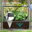 Metal Planter Box with Cover, Raised Garden Bed with Greenhouse, for Herbs and Vegetables, Clear and Grey