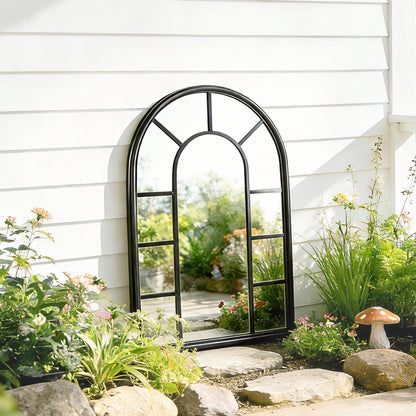 Arched Mirror, Decorative Wall Mirrors, Black
