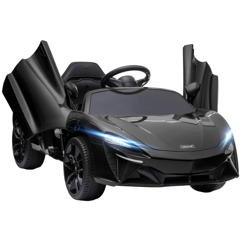 McLaren Licensed Kids Electric Ride-On Car w/ Remote Control - Black