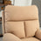 Recliner Chair Reclining Chair with Adjustable Leg Rest Light Brown