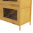 Two-Tier Rabbit Hutch, with Removable Trays, for 1-2 rabbits - Brown