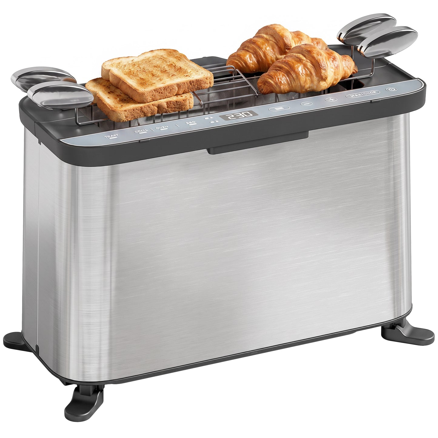 3-in-1 Electric Mini Oven, Long Slot Toaster and Tabletop Grill