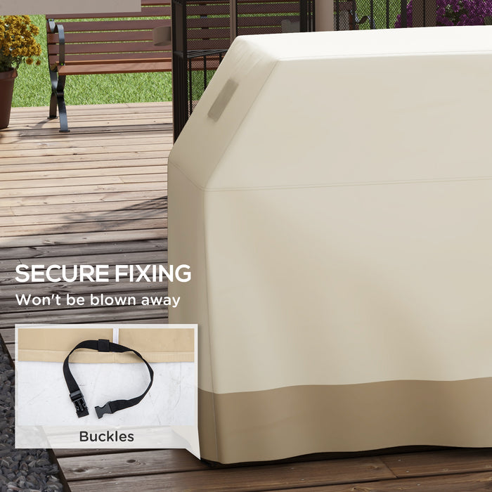 66W x 152Lcm PU Coated Protective Grill Cover - Beige