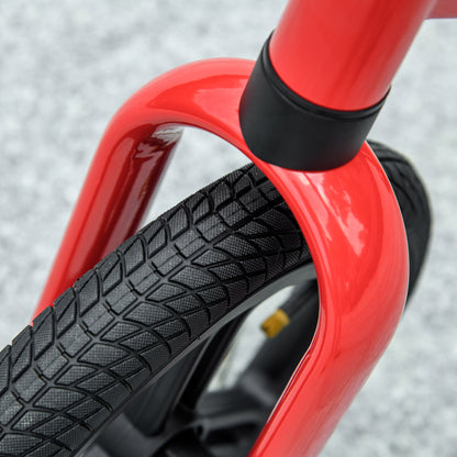 AIYAPLAY 12" Kids Balance Bike, No Pedal Training Bike for Children with Adjustable Seat, 360¬∞ Rotation Handlebars - Red