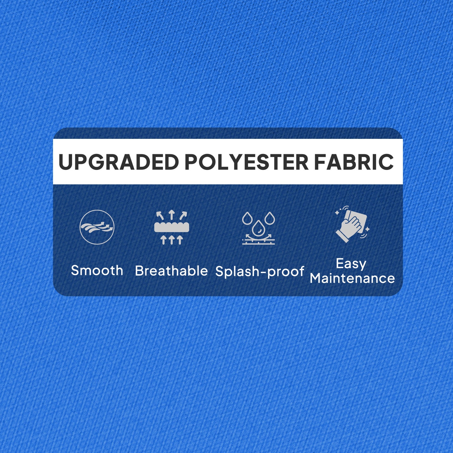 Adirondack Chair Cushion Rocking Chair Cushion w/ Ties, Blue