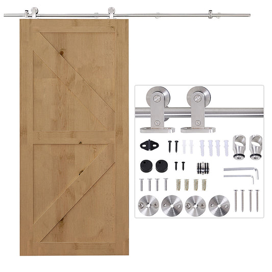 Modern Sliding Barn Door Closet Hardware Track Kit Track System Unit