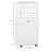 9,000 BTU Portable Air Conditioner, Smart Home WiFi Compatible, Dehumidifier Cooling Fan for Room up to 20m¬≤, with Remote, LED Display White