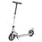 Folding Kick Scooter 2 Big Wheels Teens Adult 14+ Adjustable Ride On White