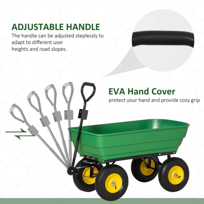 125 Litre Large Garden Cart - The Heavy-Duty Dump Cart