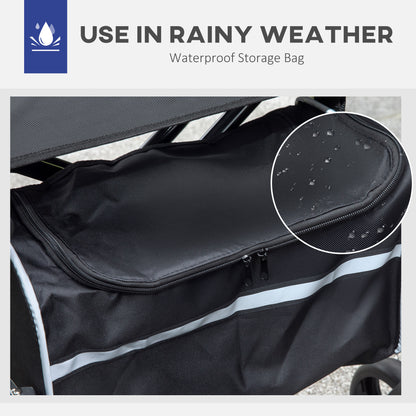 2 in 1 Wheelchair & Folding Rollator Walker Combo, Pearl Blue