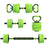 SPORTNOW Weight Dumbbells Set, Barbell, Kettlebell, Push Up Stand, 40kg