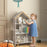 ZONEKIZ 3 Tier Toy Storage Shelf with 6 Cubby White