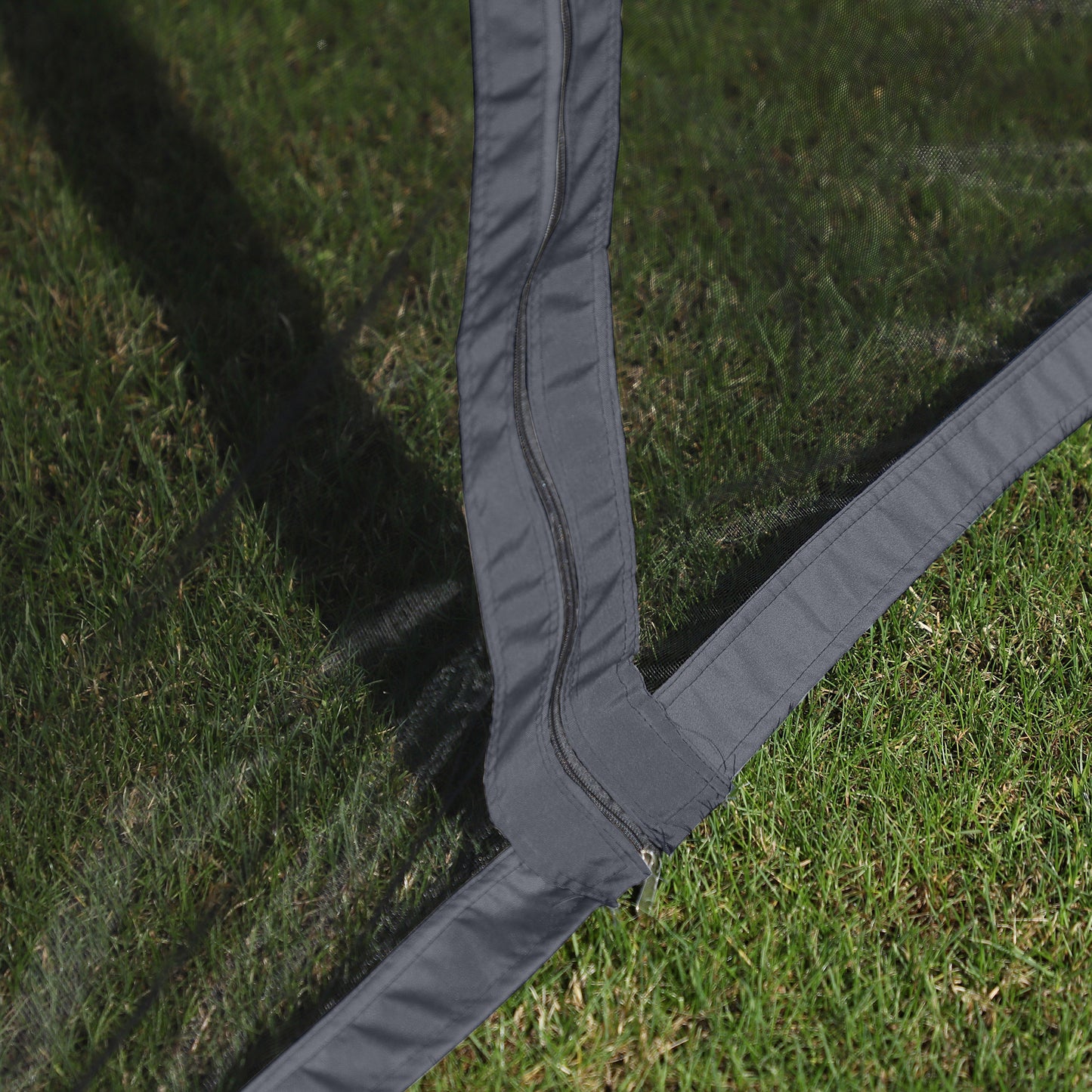 3x4m 2-Tier Gazebo Aluminium Garden Marquee Party Tent Black