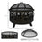 Metal Firepit Bowl Outdoor 2-In-1 Round Fire Pit w/ Lid, Grill, Poker, Handles, Camping, BBQ, Bonfire, Wood Burning Stove, 61.5 x