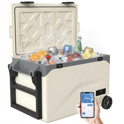 Compressor Car Fridge Freezer, Camping Refrigerator w/ App Control
