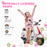 Vespa Licensed 12V Kids Electric Motorbike w/ 2 Training Wheels - White