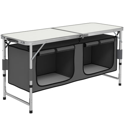 Picnic Table Camping Folding Portable Dining Storage Garden Outdoor