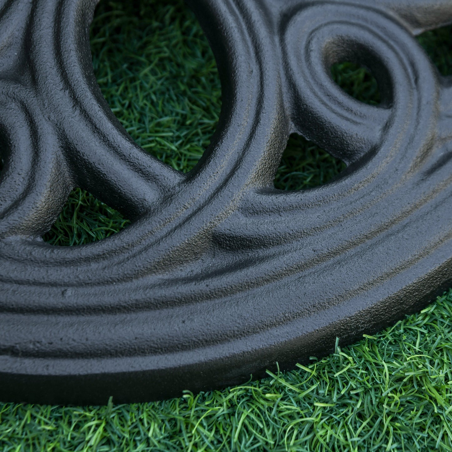 Round Patio Umbrella Base Stand, Umbrella Holder, Black