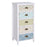 Storage Chest Unit, 46Wx34Dx94H cm-White