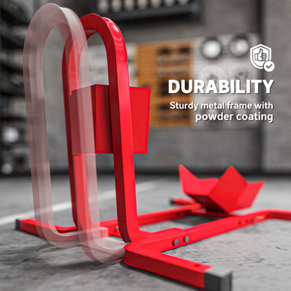 Adjustable Motorcycle Wheel Chock Motorbike Holder with Metal Frame