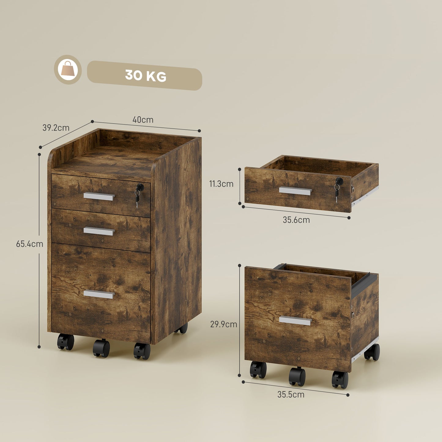 Set of 3 Nesting Coffee Tables Square End Tables w/ Metal Frame White