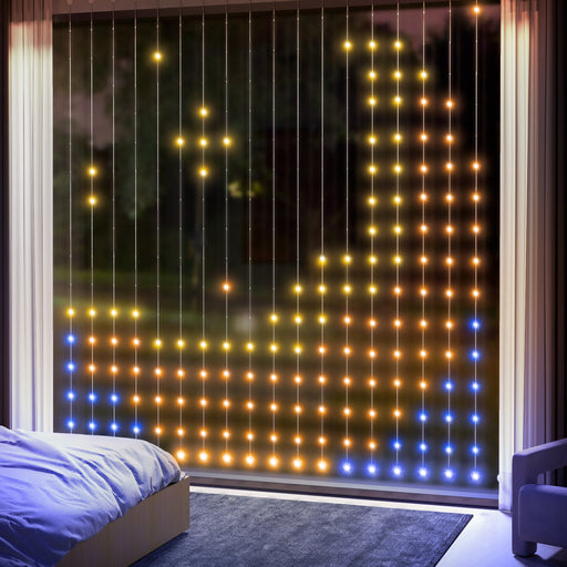 Smart LED Curtain Lights, Dynamic DIY Fairy Lights, 3x3(m)