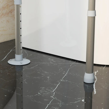 Free Standing Toilet Rail Frame, Height and Width Adjustable