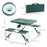 Folding Camping Table with Stools Set Aluminum Bench Picnic Garden Party BBQ Portable