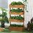 80cm x 45cm x 142cm 4-Tier Raised Garden Bed, Fir Wood Vertical Planter Box, Freestanding Elevated Plant Stand for Indoor Outdoor Use