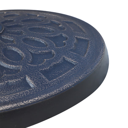 12kg Garden Parasol Base, Round Resin Sun Umbrella Base, Bronze