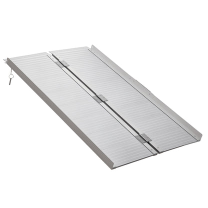 4ft Aluminium Folding Wheelchair Ramp Equipment Mobility Suitcase