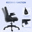 Mesh Office Chair, Swivel Task Computer Chair for Home with Lumbar Support