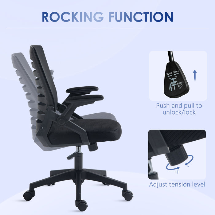 Mesh Office Chair, Swivel Task Computer Chair for Home with Lumbar Support