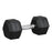 12.5KG Single Rubber Hex Dumbbell Portable Hand Weights Dumbbell Home Gym Workout Fitness Hand Dumbbell