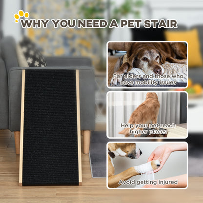 Dog Ramp, Foldable Pet Ramp with 4 Adjustable Heights for Sofa, Bed