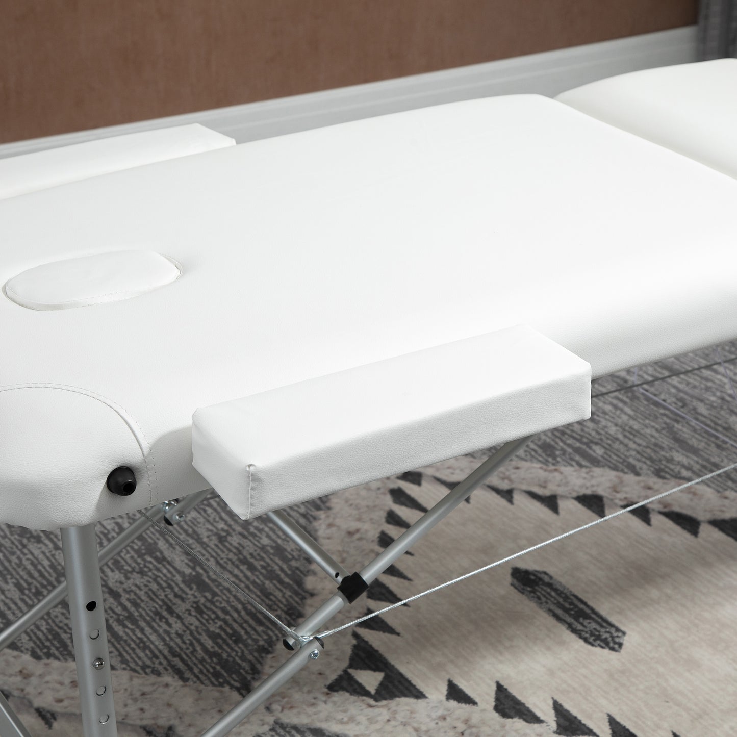 Portable Massage Table Beauty Therapy Sofa Bed Spa Aluminium White