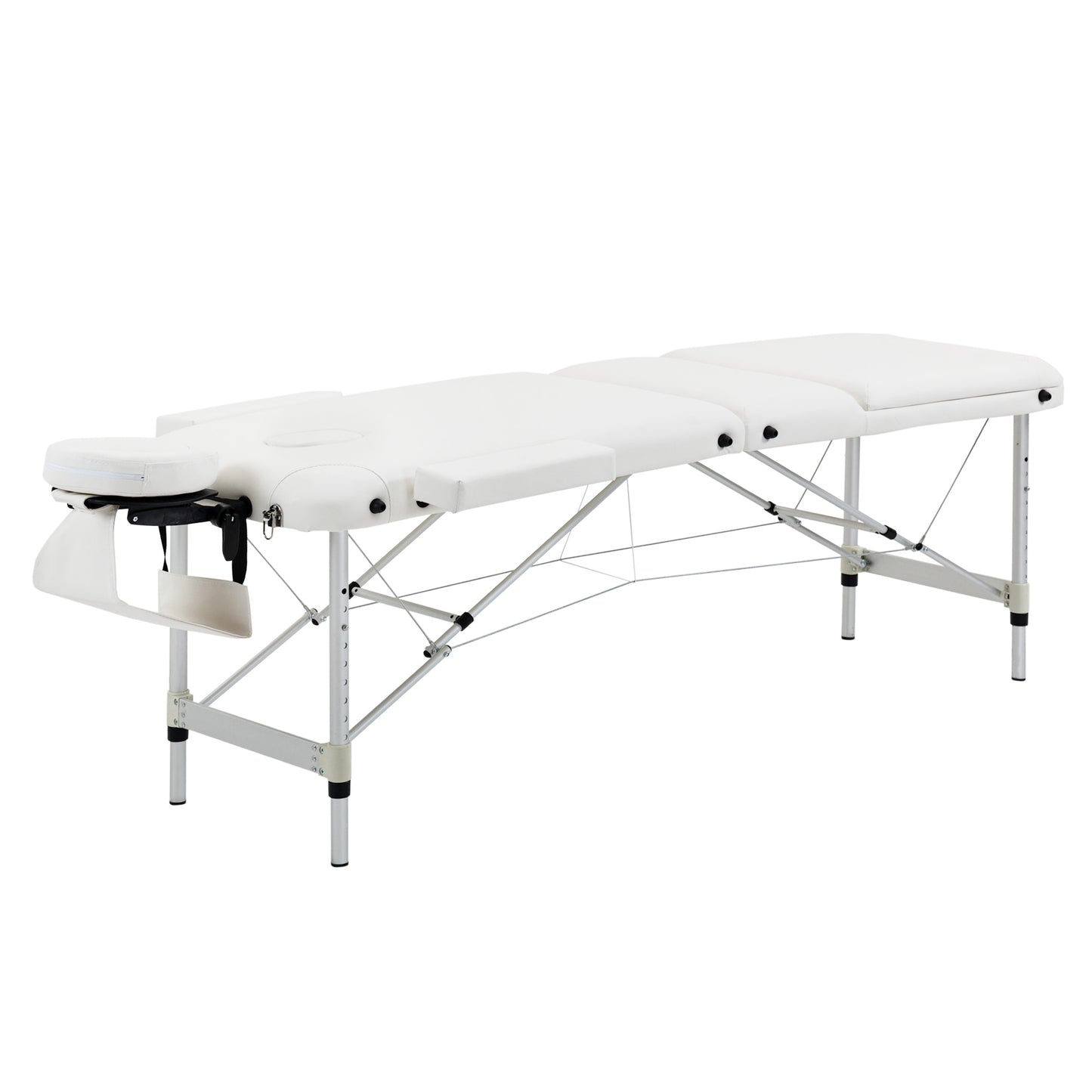 Portable Massage Table Beauty Therapy Sofa Bed Spa Aluminium White