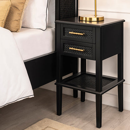 Kingston Wicker Bedside Table