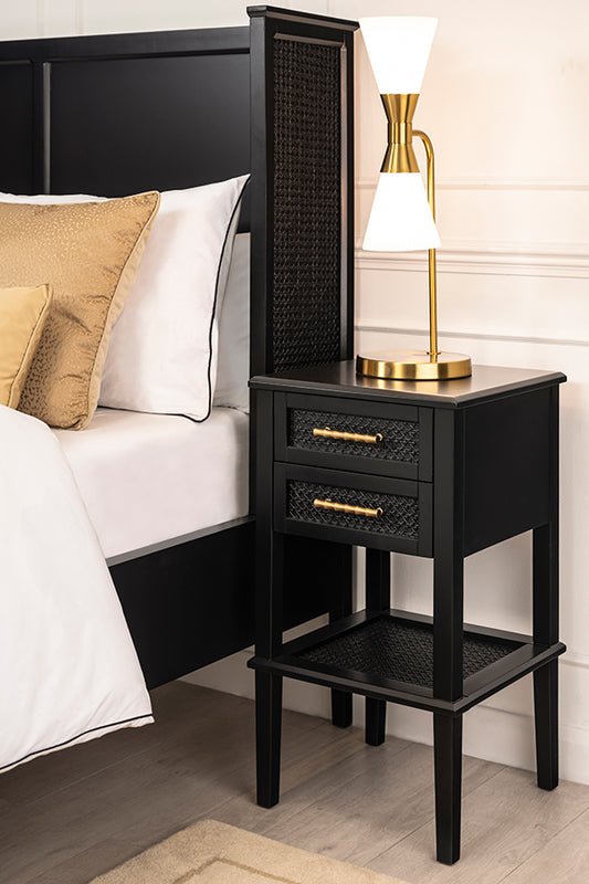 Kingston Wicker Bedside Table