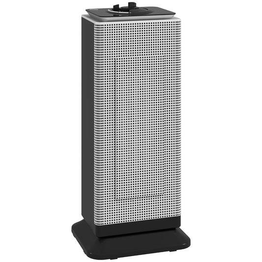 Ceramic Electric Heater, 1500W Fan Space Heater, Black
