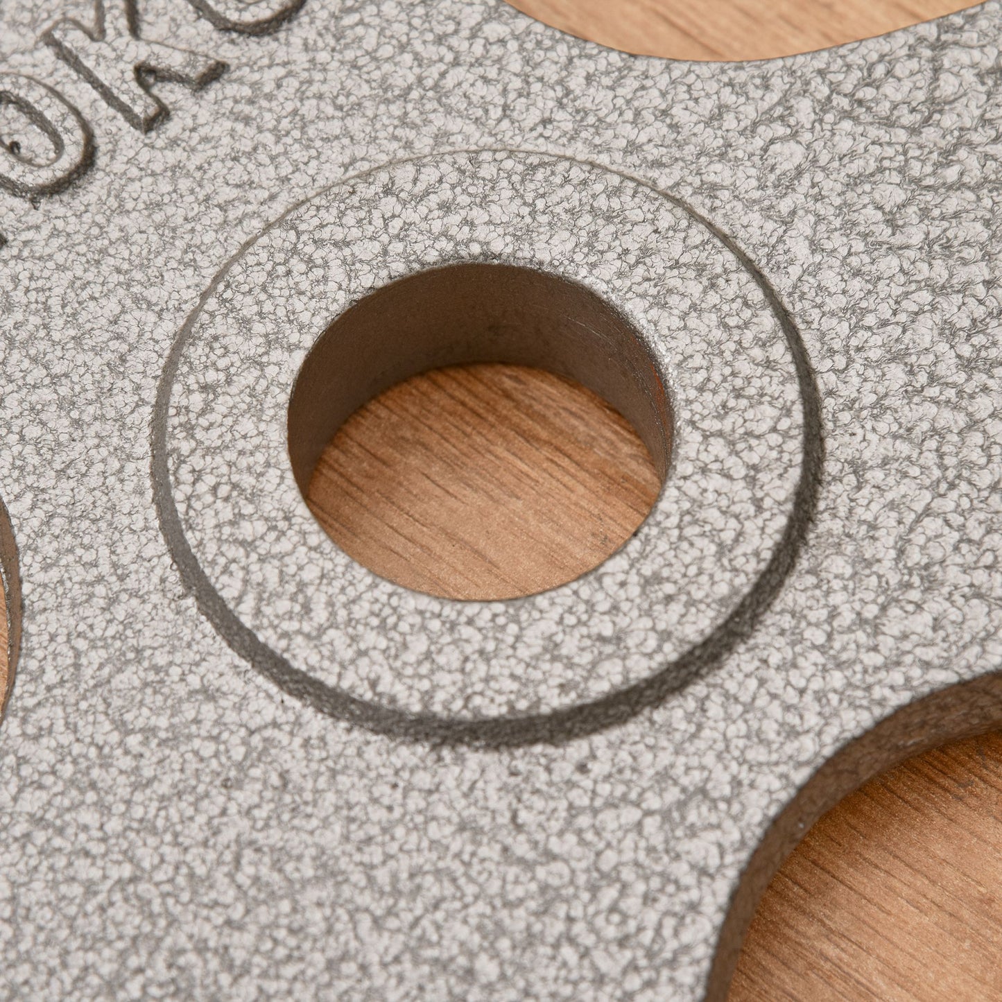 HOMCOM Set of 2 Cast Iron 2" Olympic Weight Plates Barbell Weight 2 x 10kg