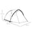 Camping Dome Tent 2 Room for 3-4 Person with Weatherproof Vestibule Backpacking Tent Large Windows Lightweight for Fishing & Hiking Green