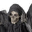 Winged Grim Reaper Animatronic Prop w/ Light Up Eyes, for Haunted House