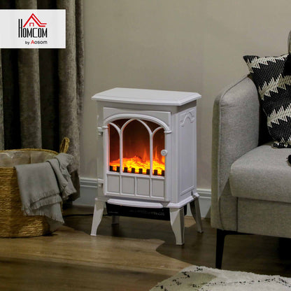 Electric Log Burner with LED Flame Effect 1000W/2000W