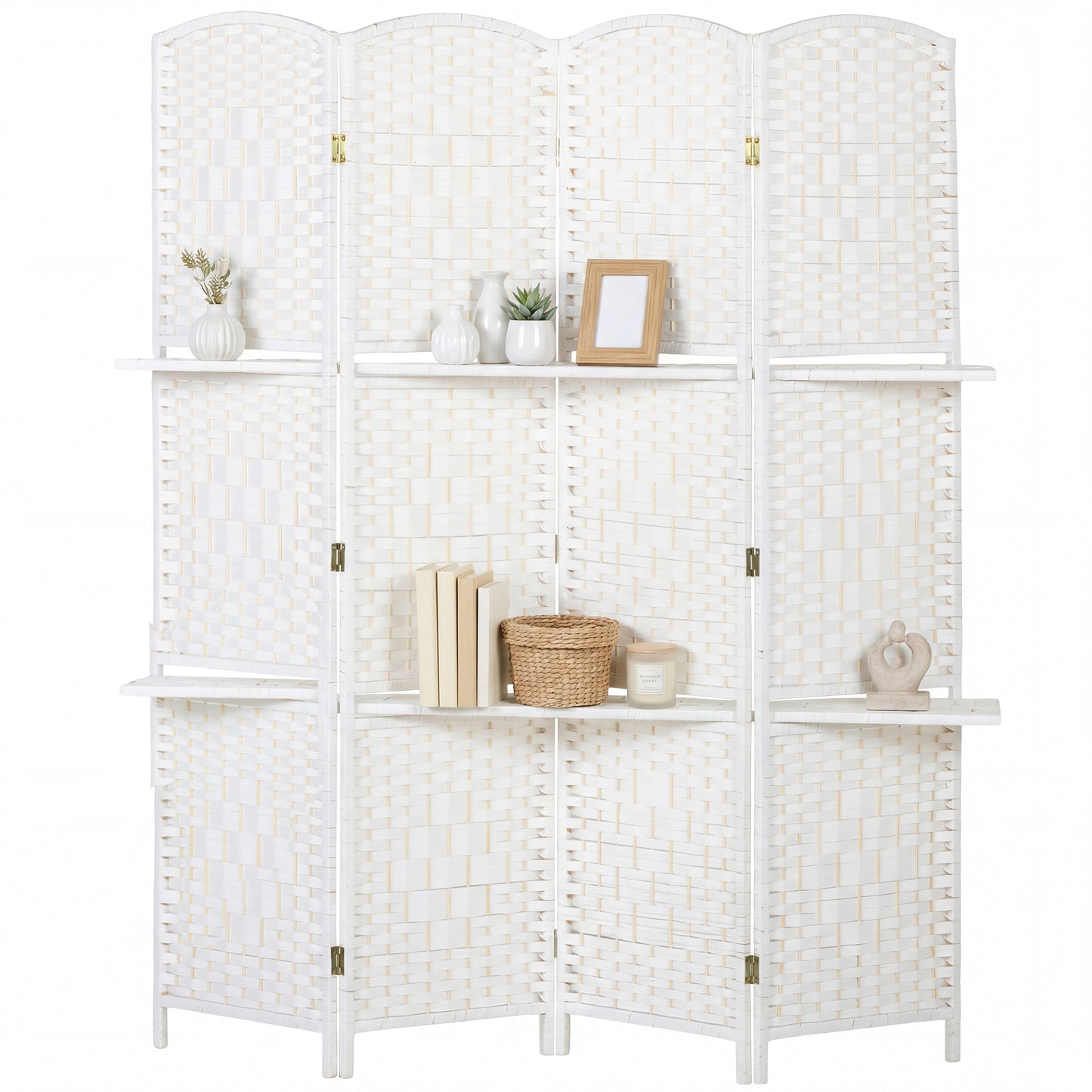 Freestanding Privacy Screen, 160 x 170cm, White